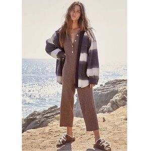 FREE PEOPLE ZUMA SWEATER ONE
PIECE RIBBED JUMPSUIT